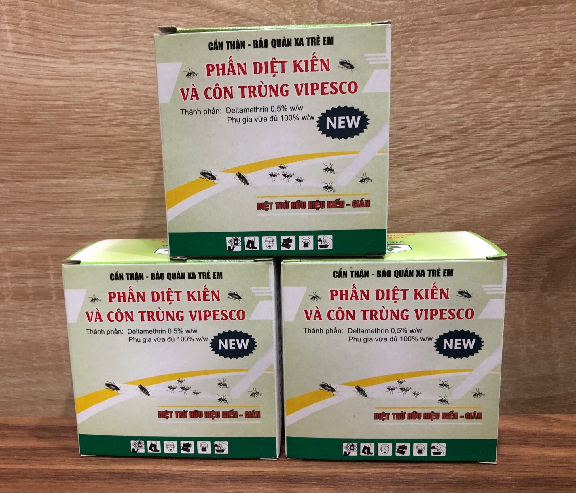 [HCM]Phấn Viên Diệt Kiến, Gián Vipesco (10 Hộp X 2 Viên)