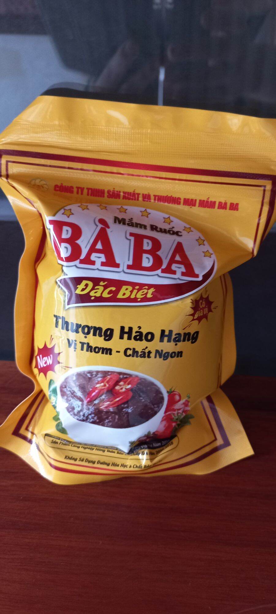 Mắm Ruốc Bà Ba có gia vị túi 450gr