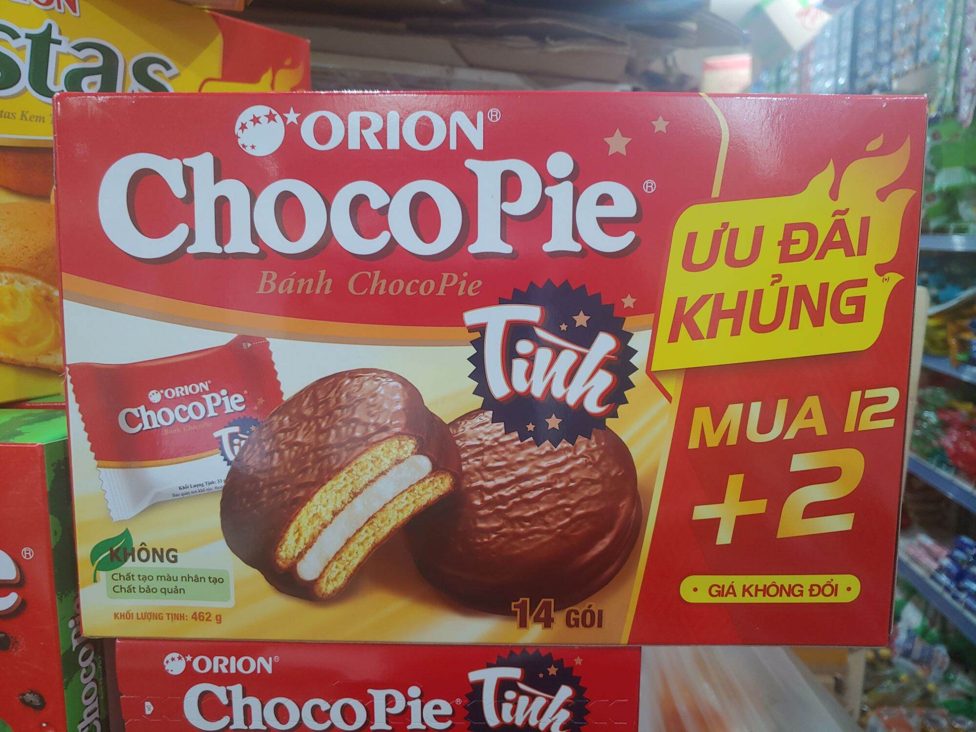 Bánh Choco-Pie tình hộp 12 cái