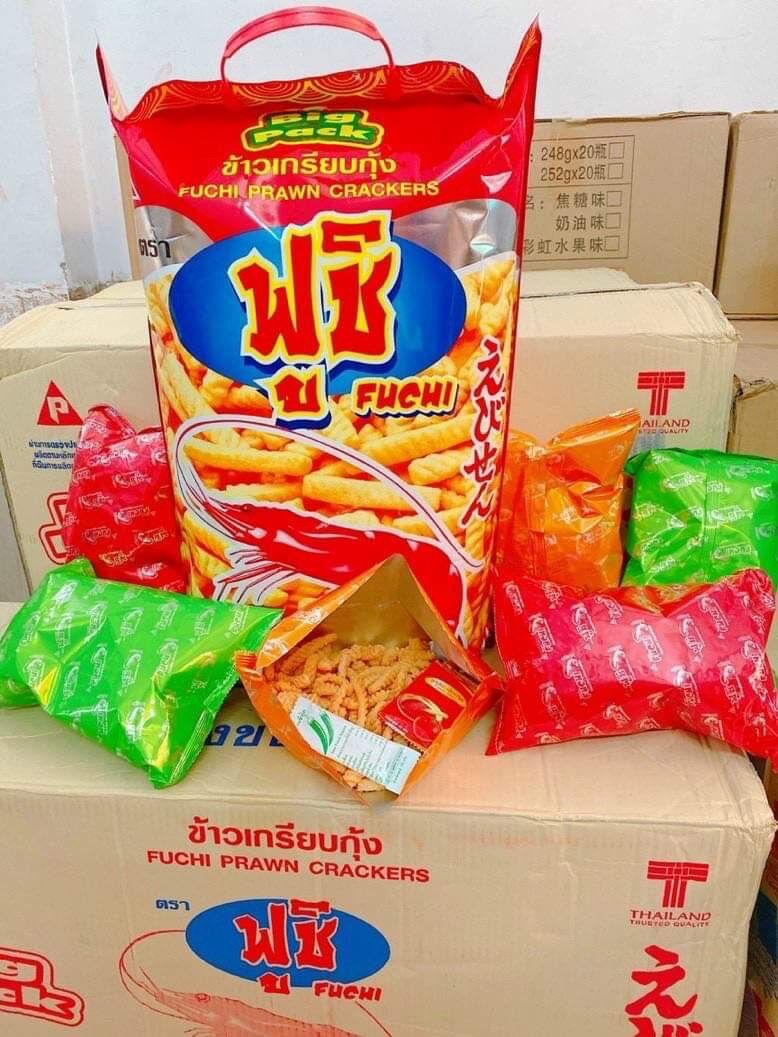 Snack bimbim tôm thái khổng lồ