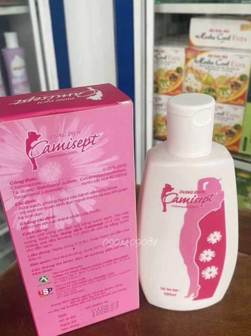 DUNG DỊCH VỆ SINH PHỤ NỮ CAMISEPT 200ml