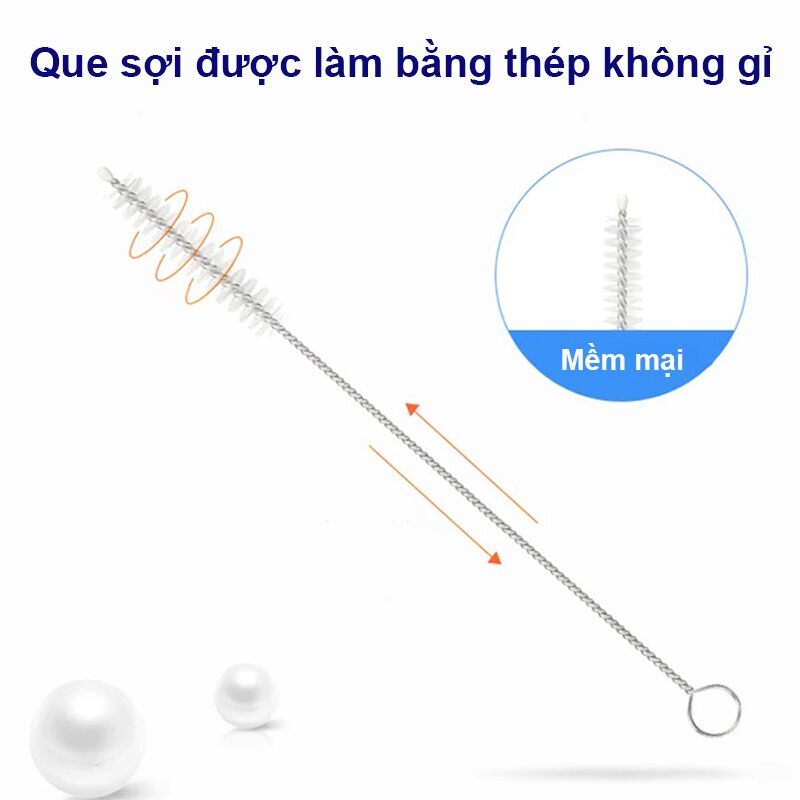 cọ rửa bình sữa 5 chi tiết xoay 360 độ