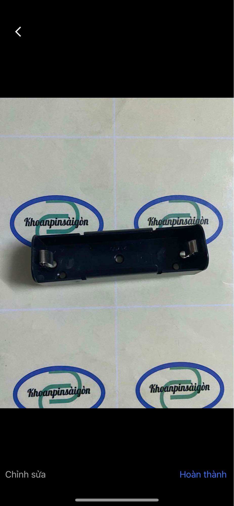 Đế pin li-ion 21700 khung nhựa