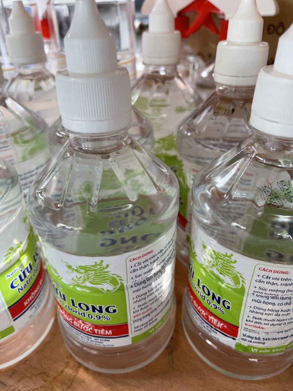 Chai nước muối sinh lý 0.9% , chai 1000 ml