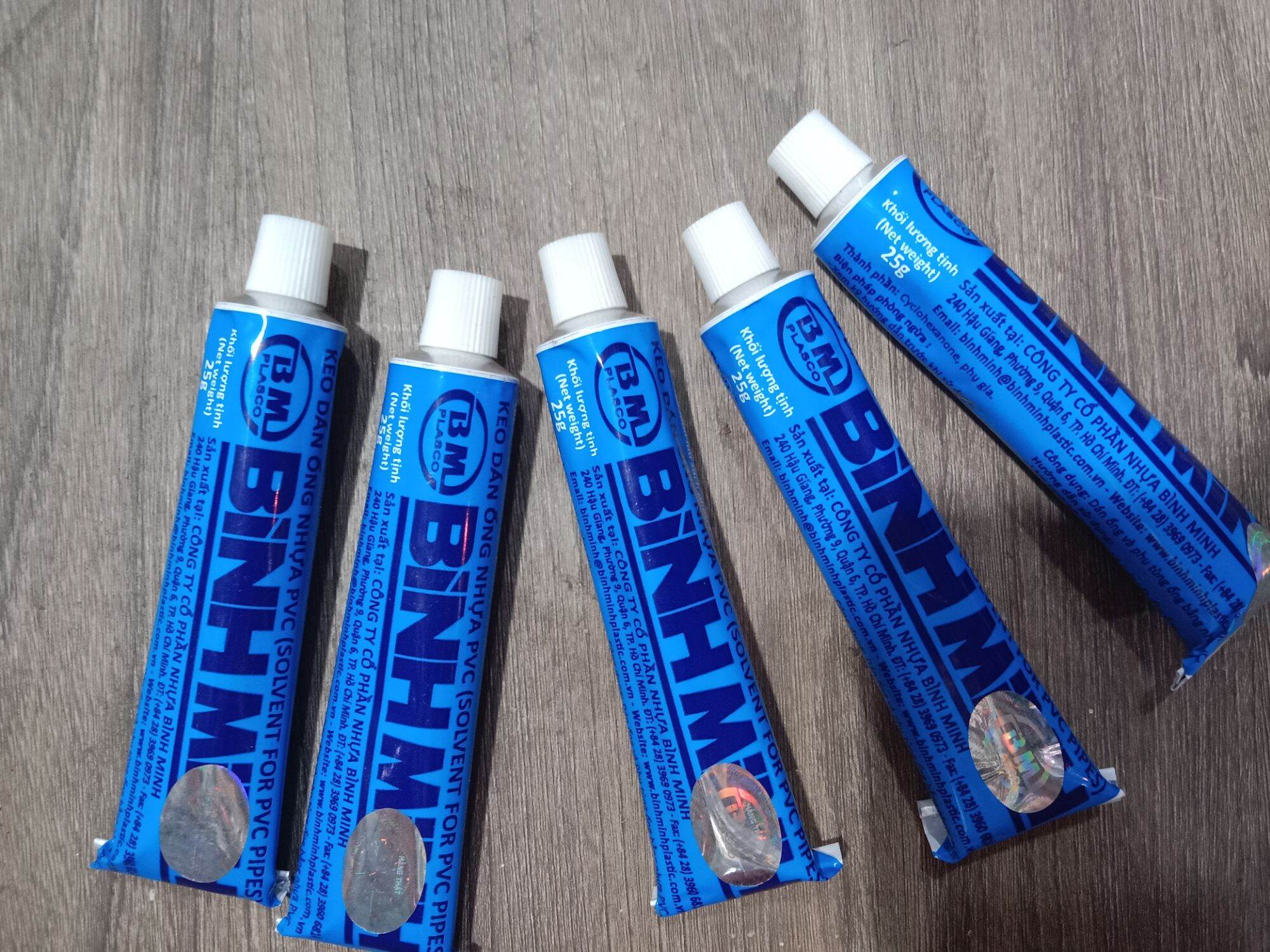 Keo dán ống nhựa Bình Minh 25g