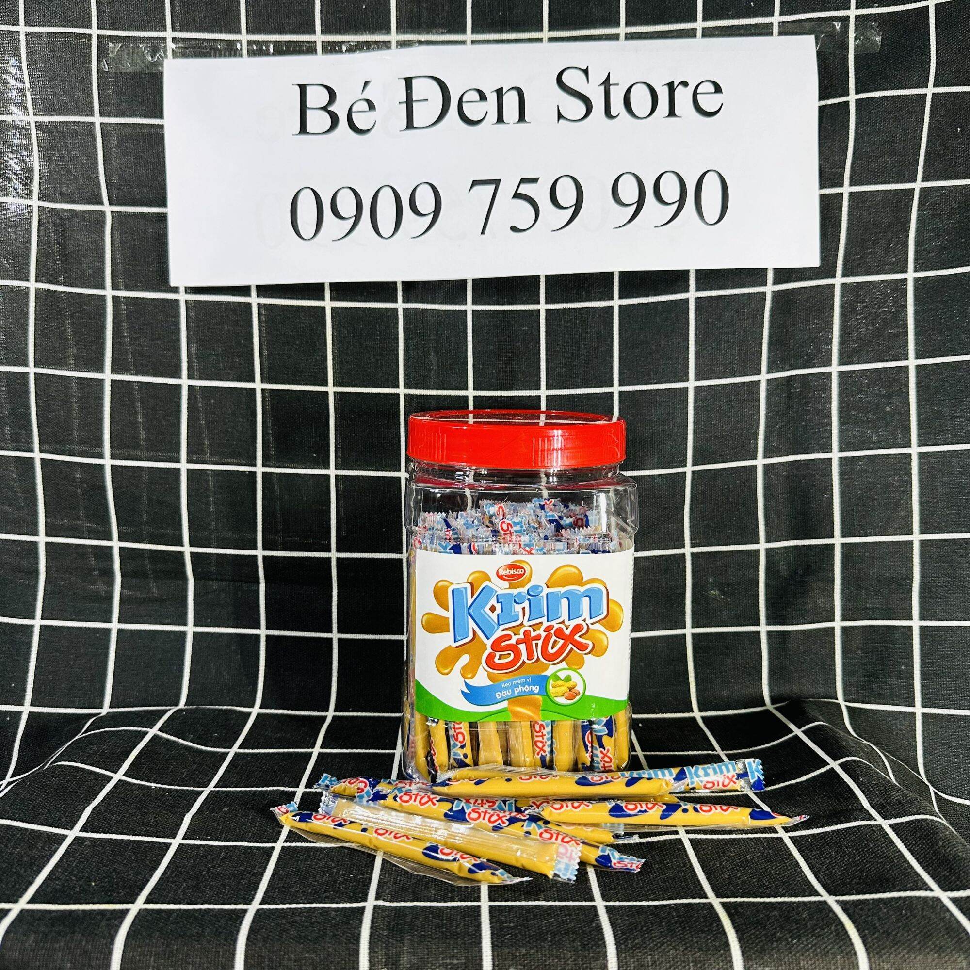[HCM] Đậu Phộng Krim Stix 1 hộp 100 que