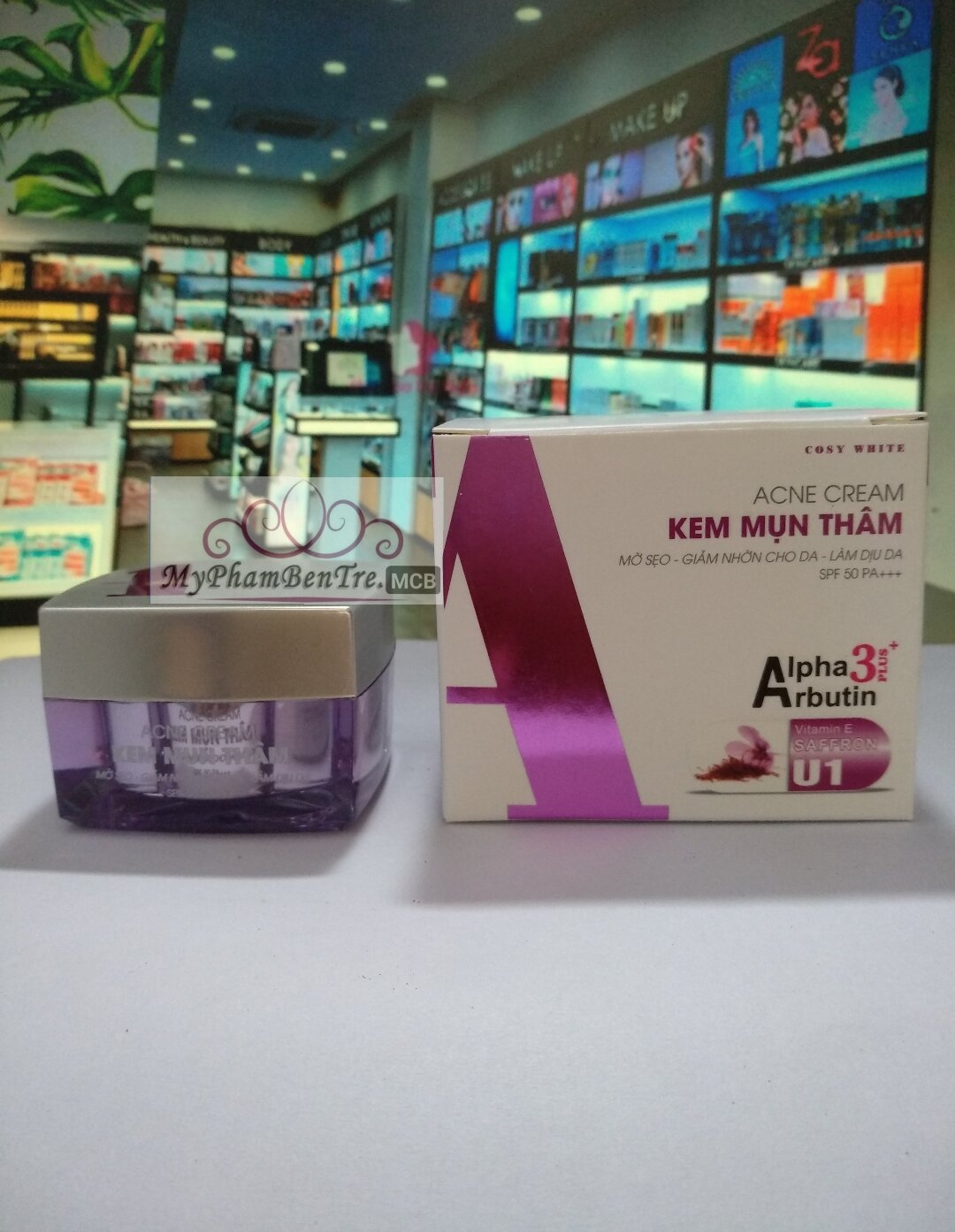 Kem Acne Alpharbutin mụn thâm U1 20g