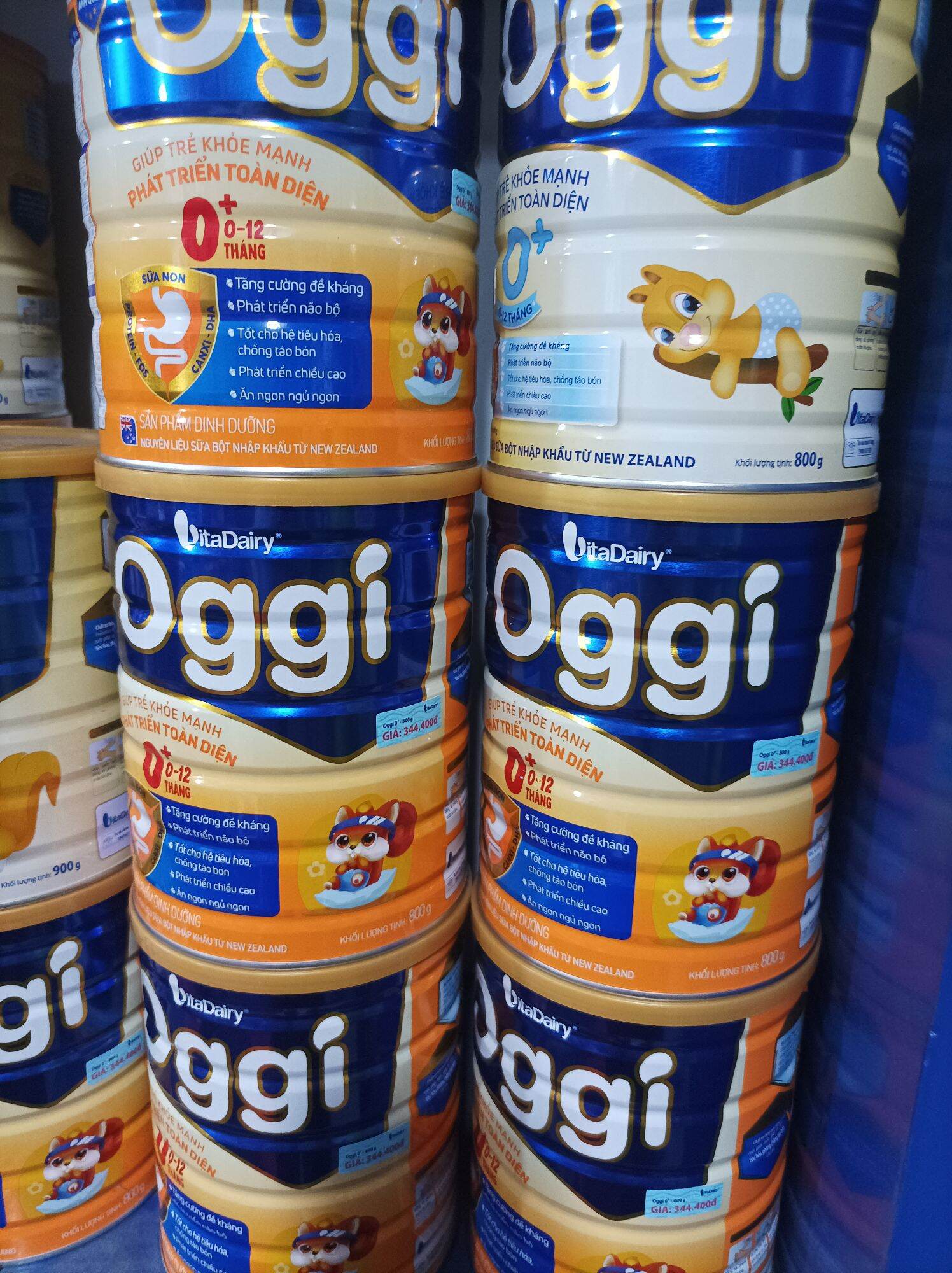 Sữa bột Oggi 0+ 800g ( Mẫu mới - Date 2026)