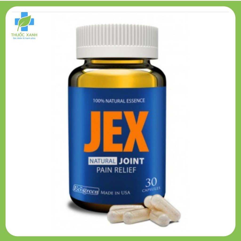 Viên uống Jex Natural Joint Pain Relief hỗ trợ giảm đau viêm khớp, bổ khớp