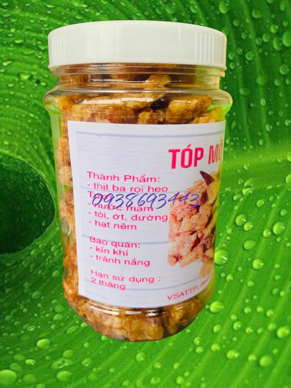 TÓP MỠ MẮM TỎI HẠT LỰU GIÒN NGON 150g