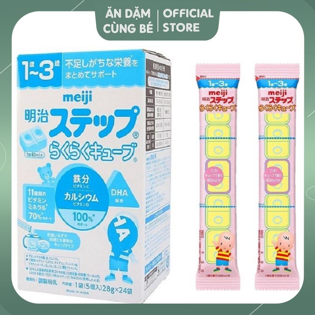 Sữa Meiji thanh 9 nội địa dành cho bé từ 1-3 tuổi (hộp 24 thanh) date 12/2024