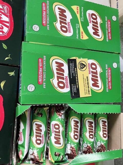 Hộp bánh ngũ cốc nestle milo 24 thanh 23.5g