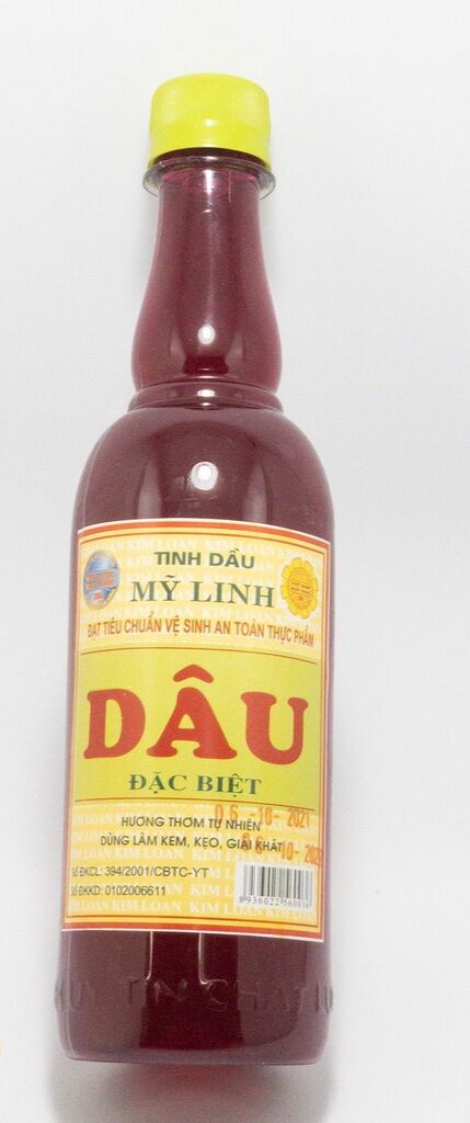 Tinh dầu hương dâu mỹ linh chai 500ml