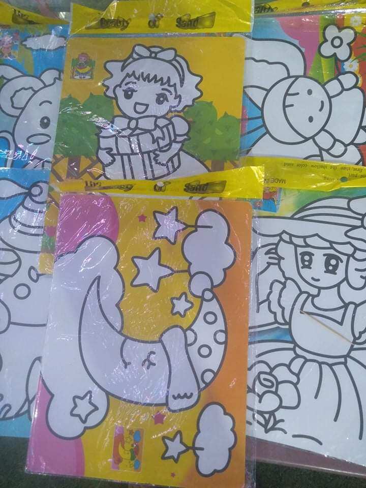 5 tranh cát a4 có sẵn cát