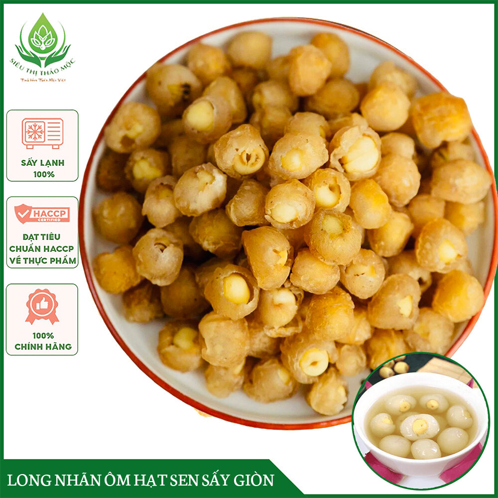 ✅ THƯỢNG HẠNG Long Nhãn Ôm Sen 1Kg Sấy Khô Hưng Yên Thơm Ngon Ngọt Bùi Vị tại Siêu Thị Thảo Mộc