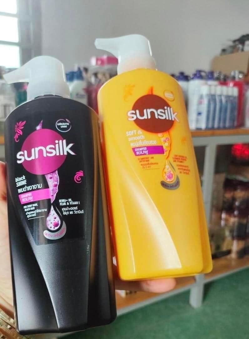 Dầu gội Sunsilk Thái 380ml Chai màu đen