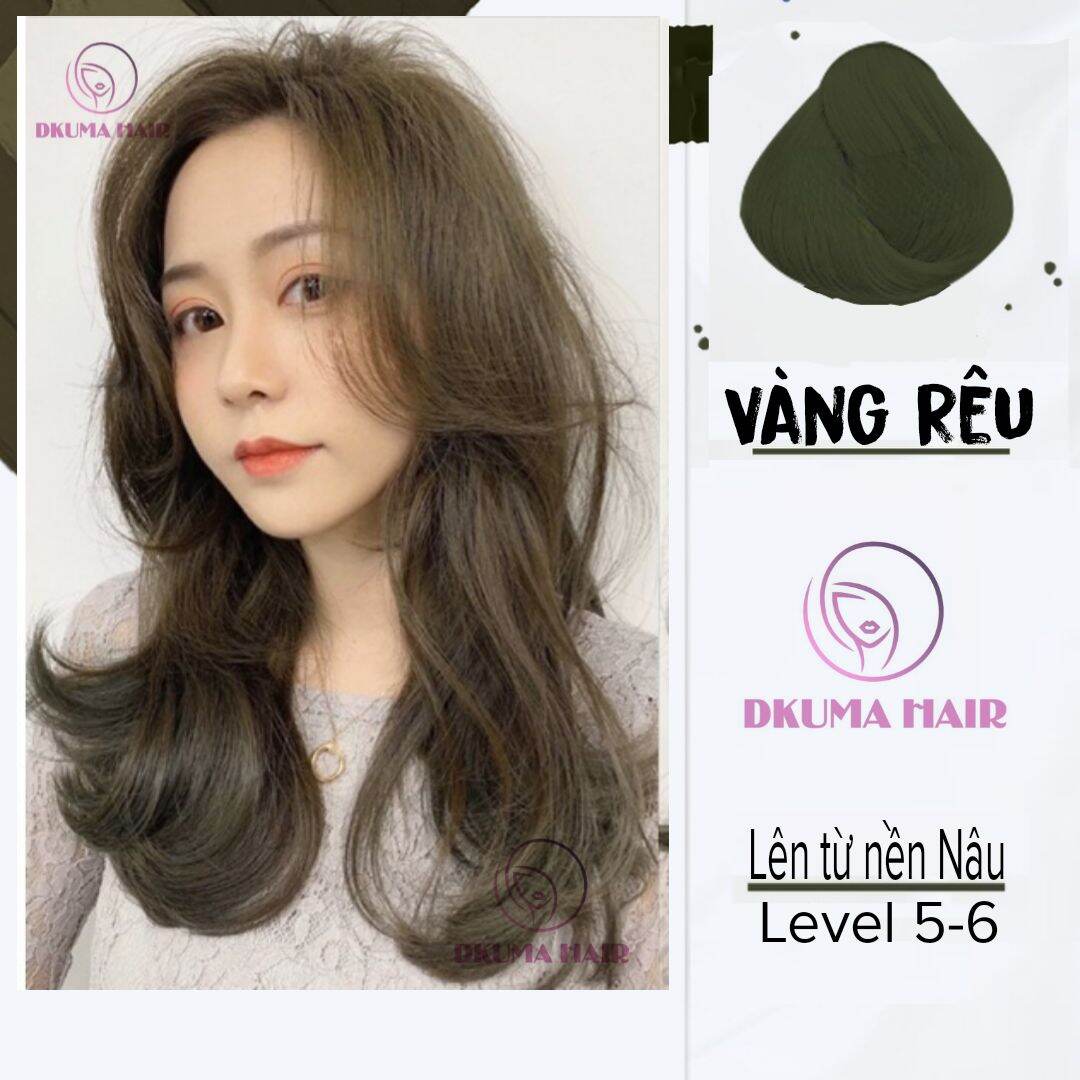 Màu nhuộm vàng rêu dkumahair