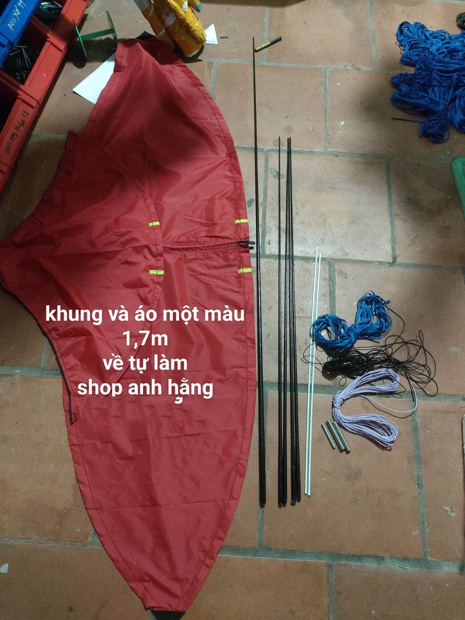 Combo khung diều 1,7m về tự làm