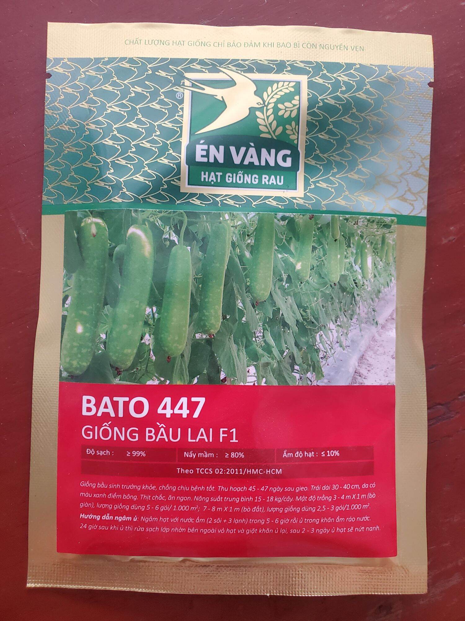 Hạt giống bầu lai f1 bato 447