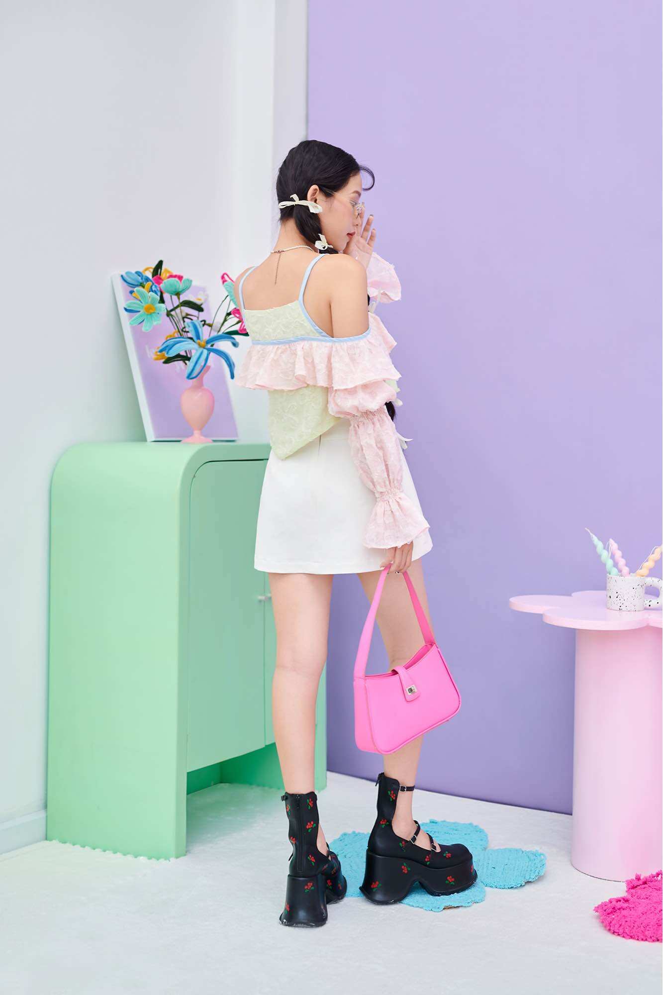Áo kiểu tay bồng trễ “CINDER TOP”  by Gum tailor