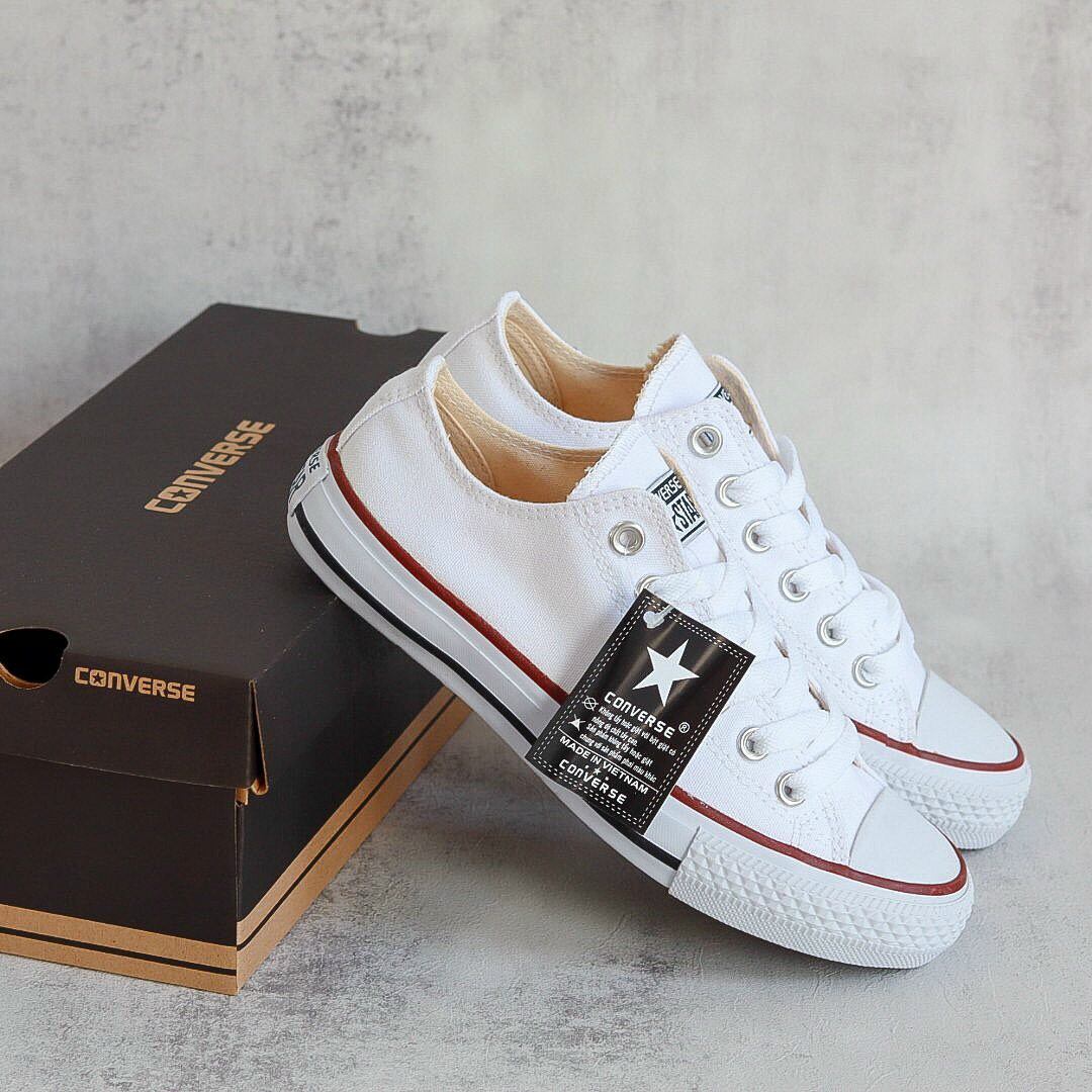 Giày Thể Thao Converse Đen (Trắng, Full Đen, Xanh Navy, Xám) Nam Nữ, Size 36 đến 43