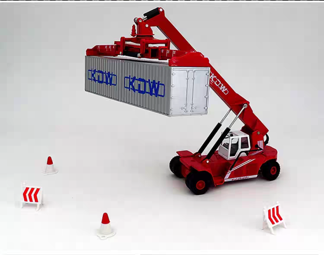 Mô hình xe xếp thùng container hợp kim 1:50