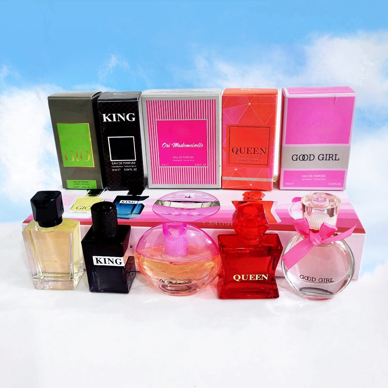 Set 5 chai nước hoa mini 10ml
