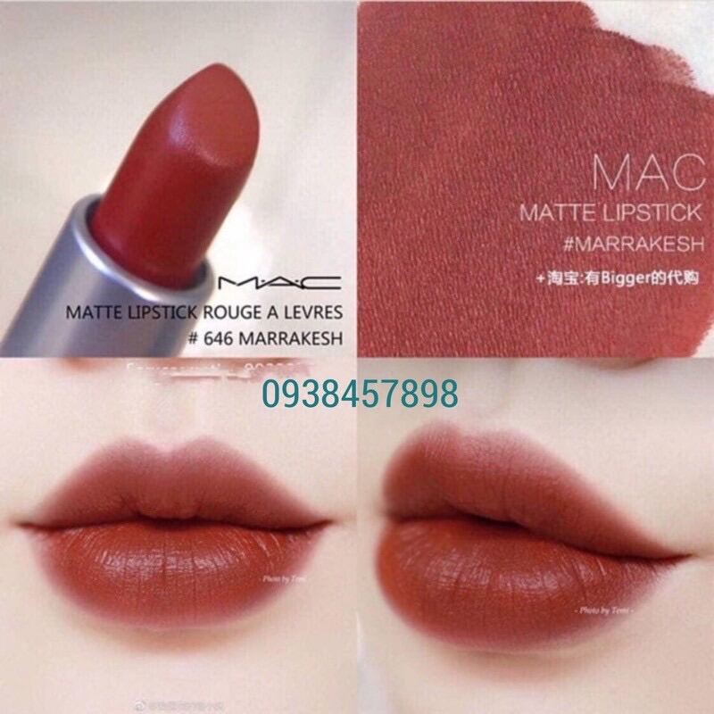 mac matte lipstick rouge a levres 646 marrakesh