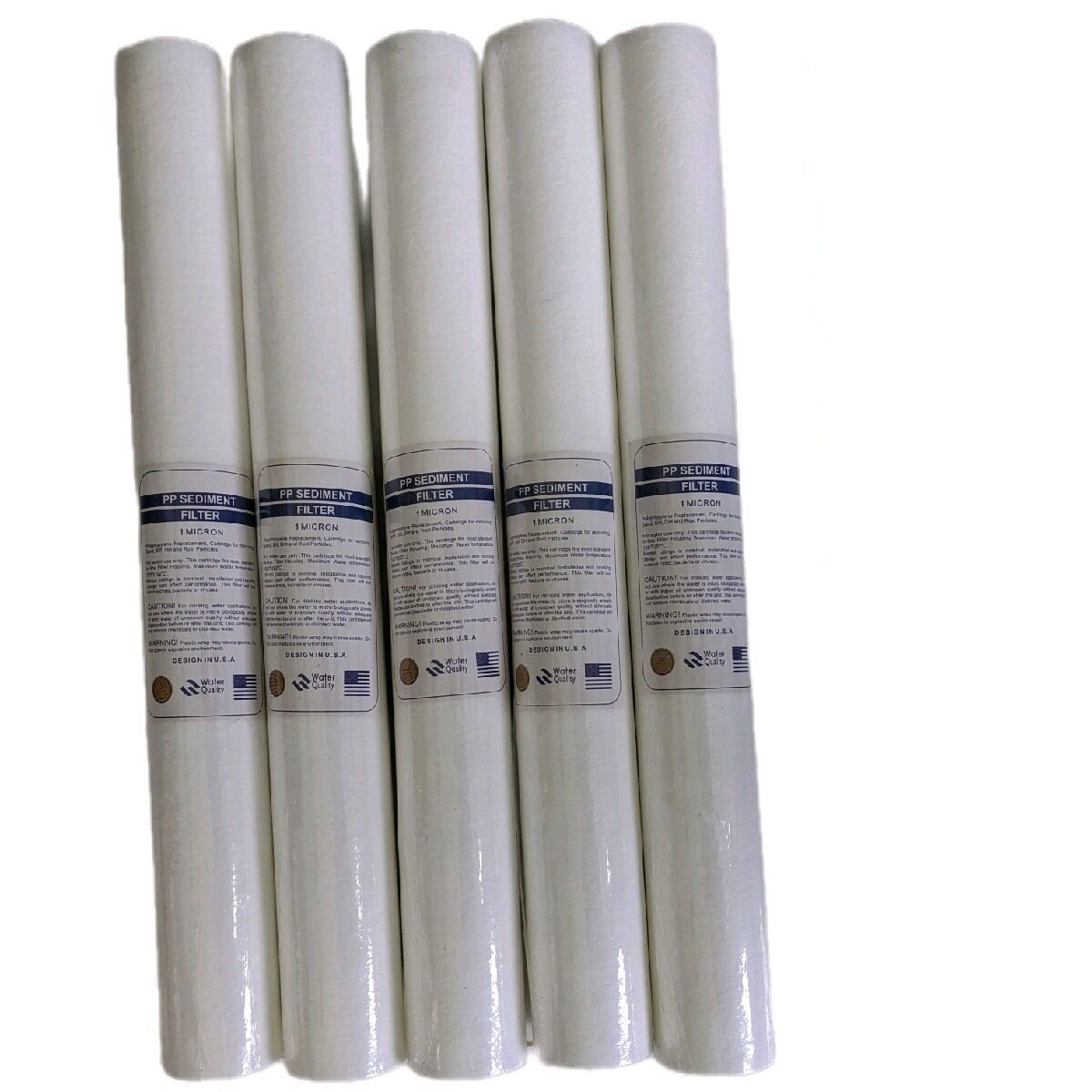 [HCM 5 Lõi lọc nước thô PPF 20 inch loại 1 micron (lõi lọc số 1) chuẩn USA