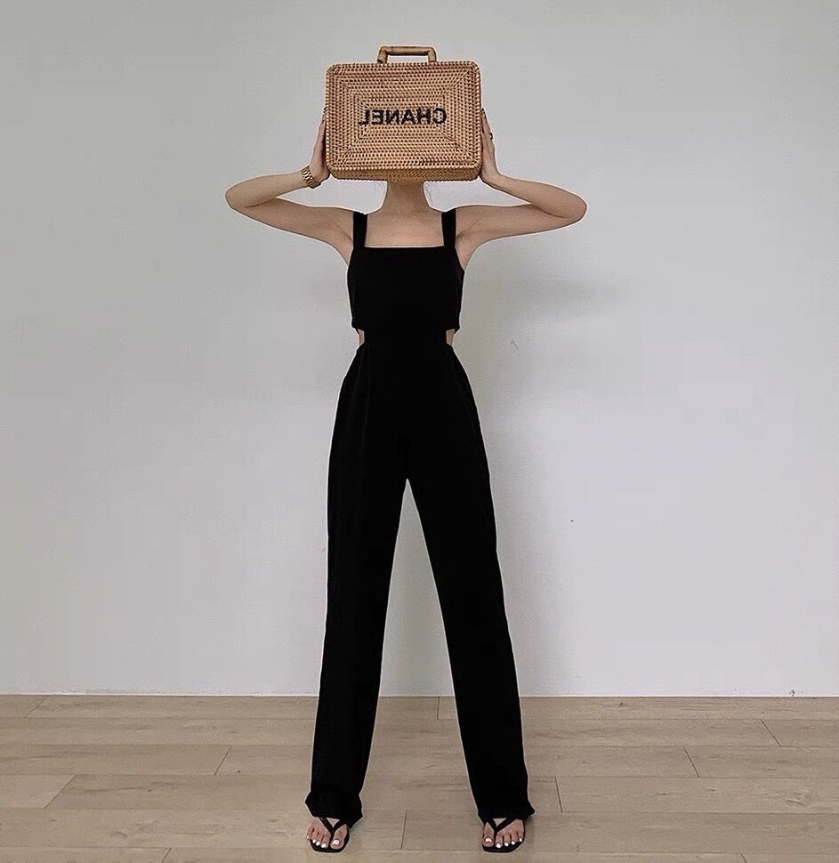 B36 Jumpsuit Bộ Liền Dài Cut Eo Co Dãn