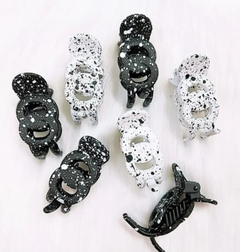 Kẹp Càng Cua 3 răng.Kiểu bò sữa cute