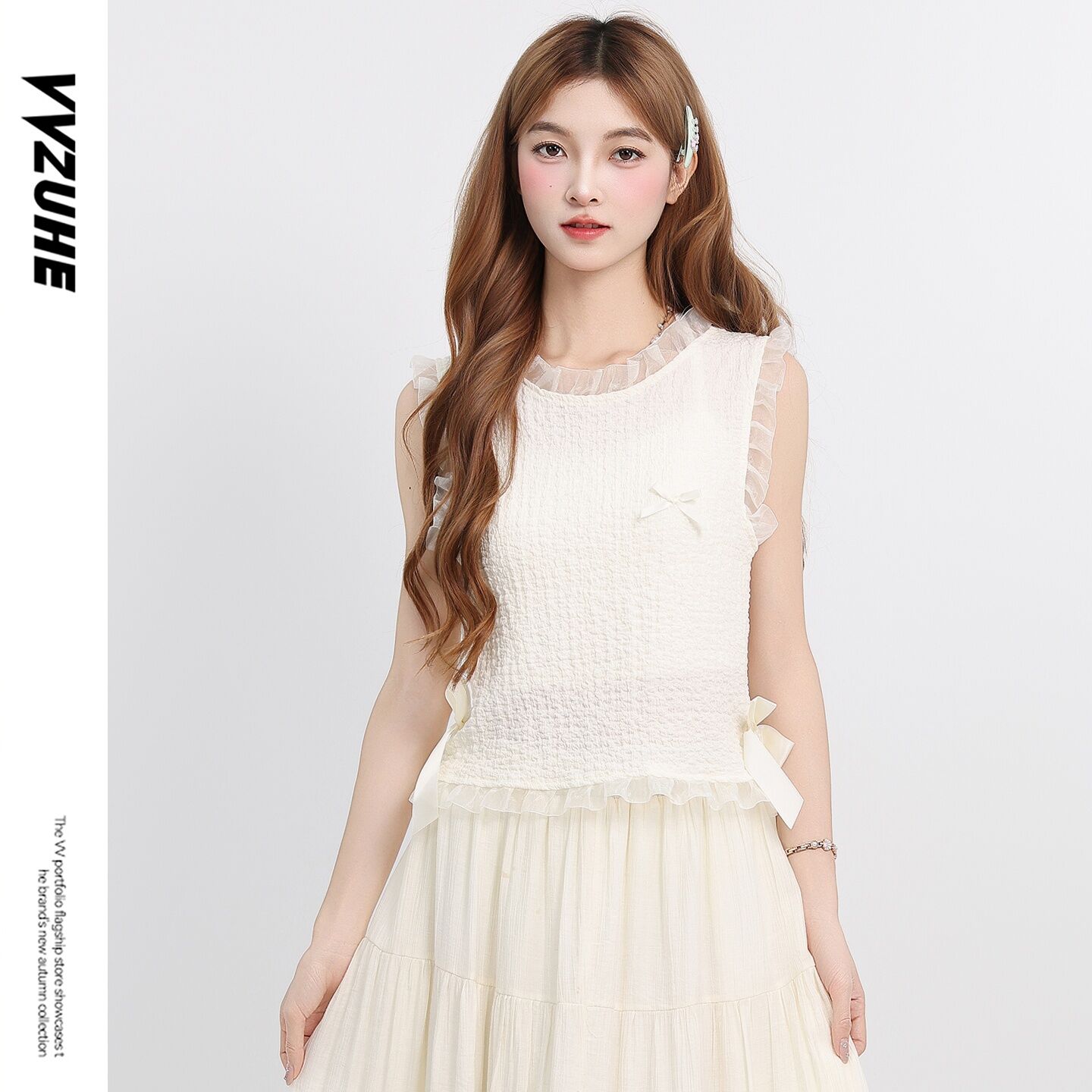 Pure Desire Style Sweet Lace Crop Top Summer Slimming Butterfly Knot Underwear Hot Bé Gái French Sty