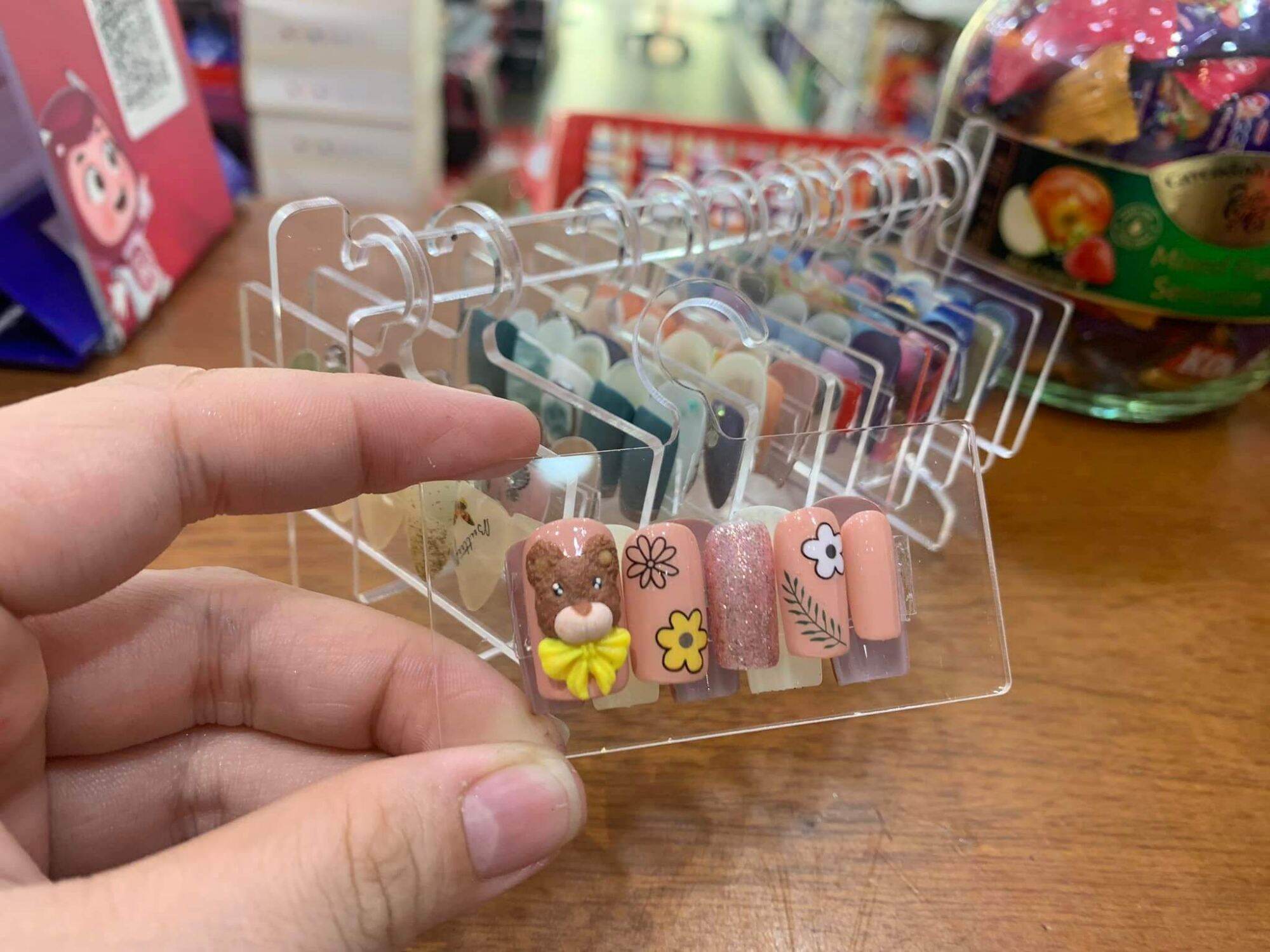 Bảng Meca trưng mẫu móng nail