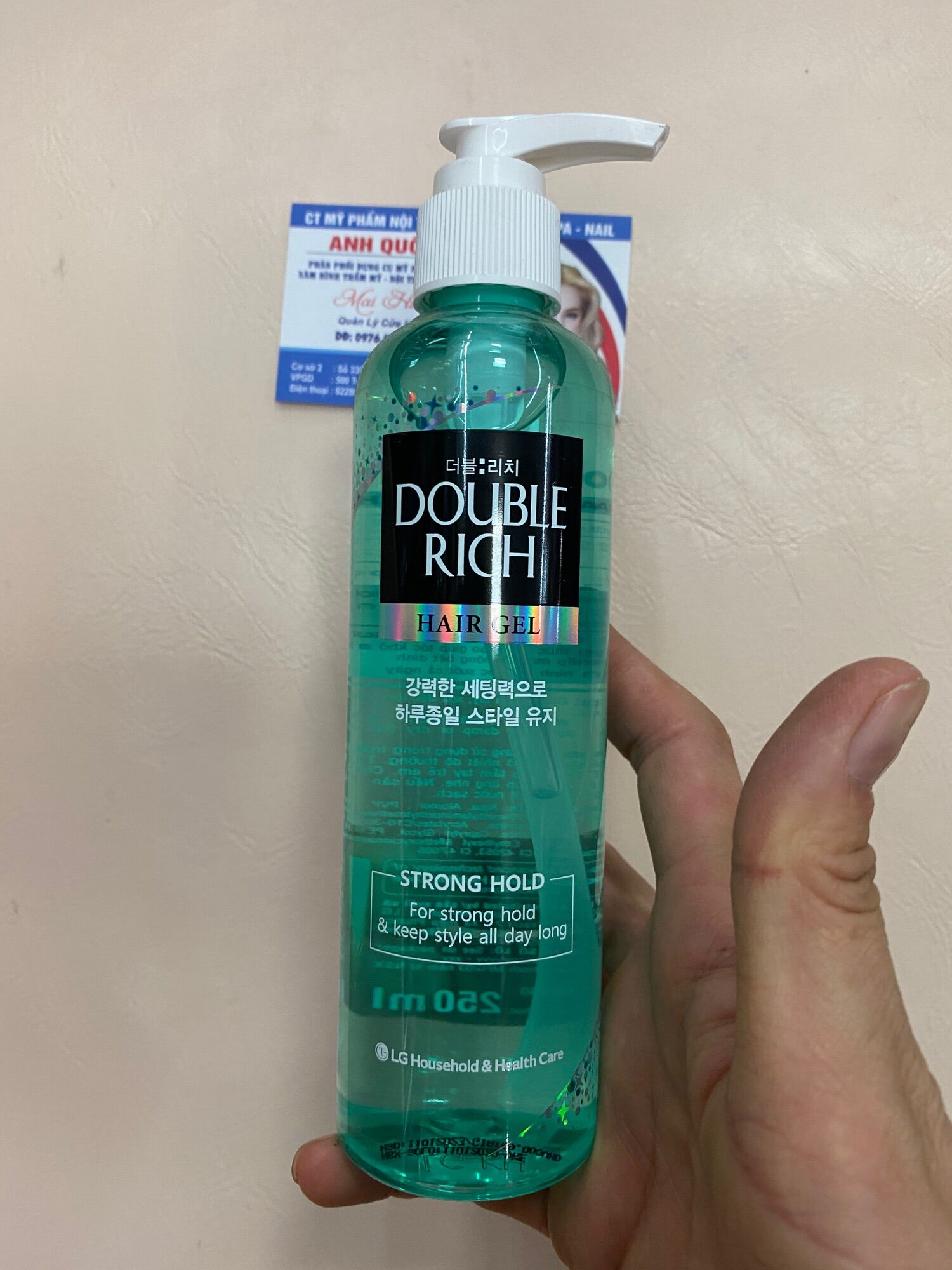 Gel vuốt tóc xoăn Double rich