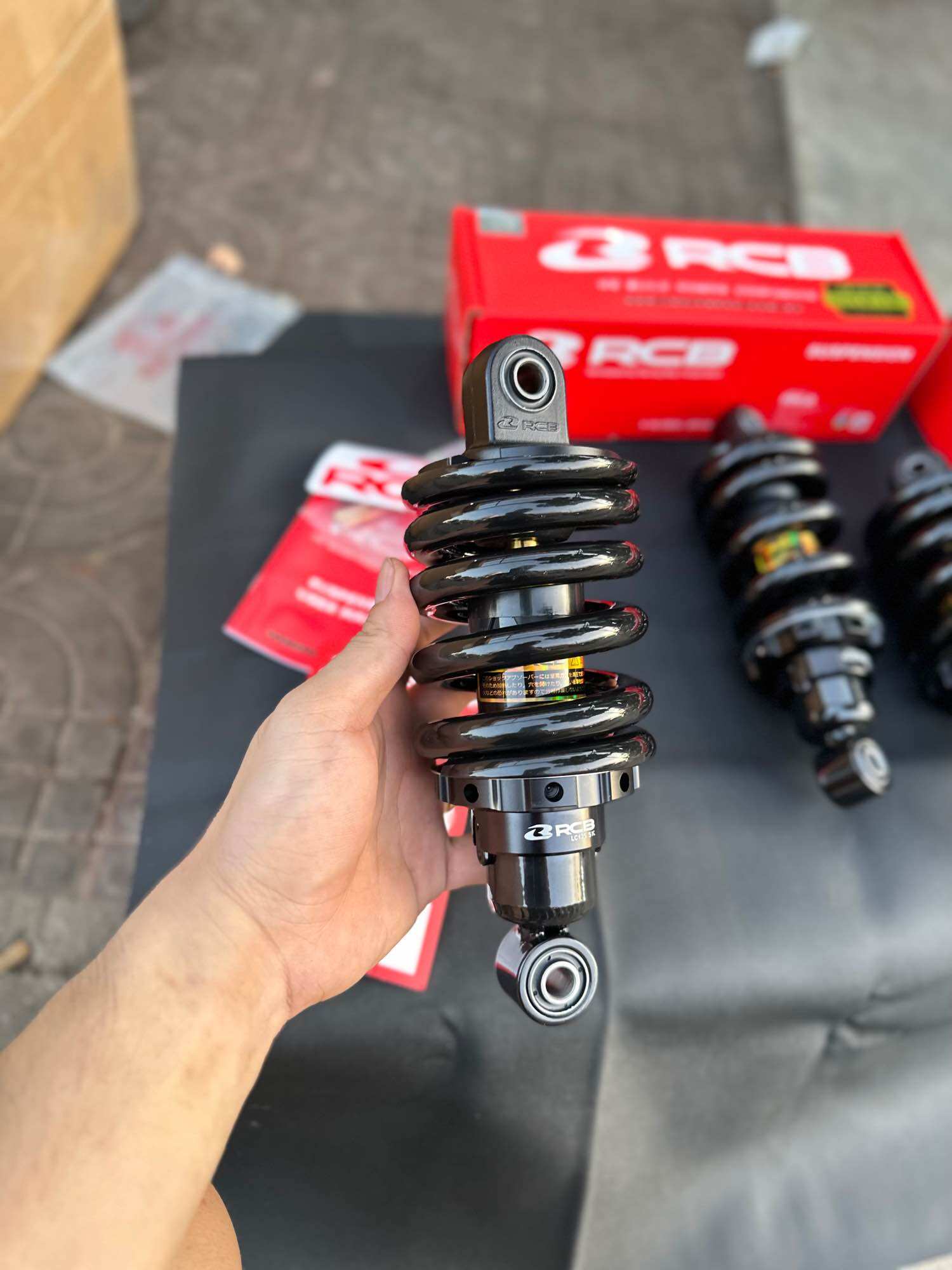 Phuộc rcb m2 đen ty vàng malaysia