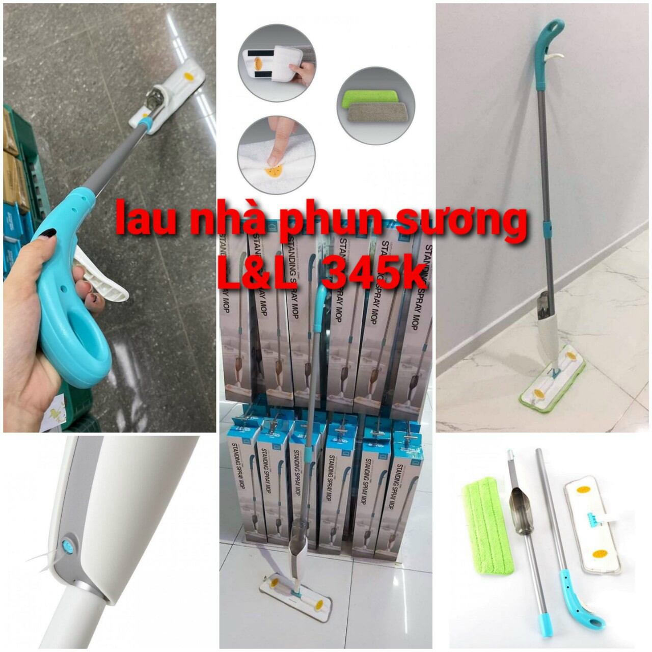 CÂY LAU NHÀ DẠNG XỊT NƯỚC Lock&Lock - ETM461