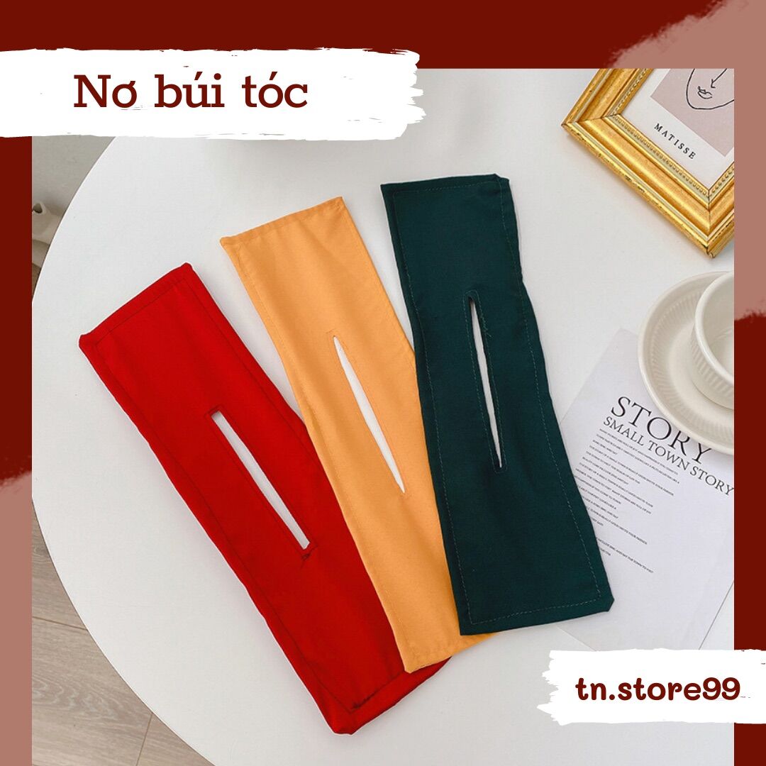 NƠ VẢI BÚI TÓC QUẤN KẼM