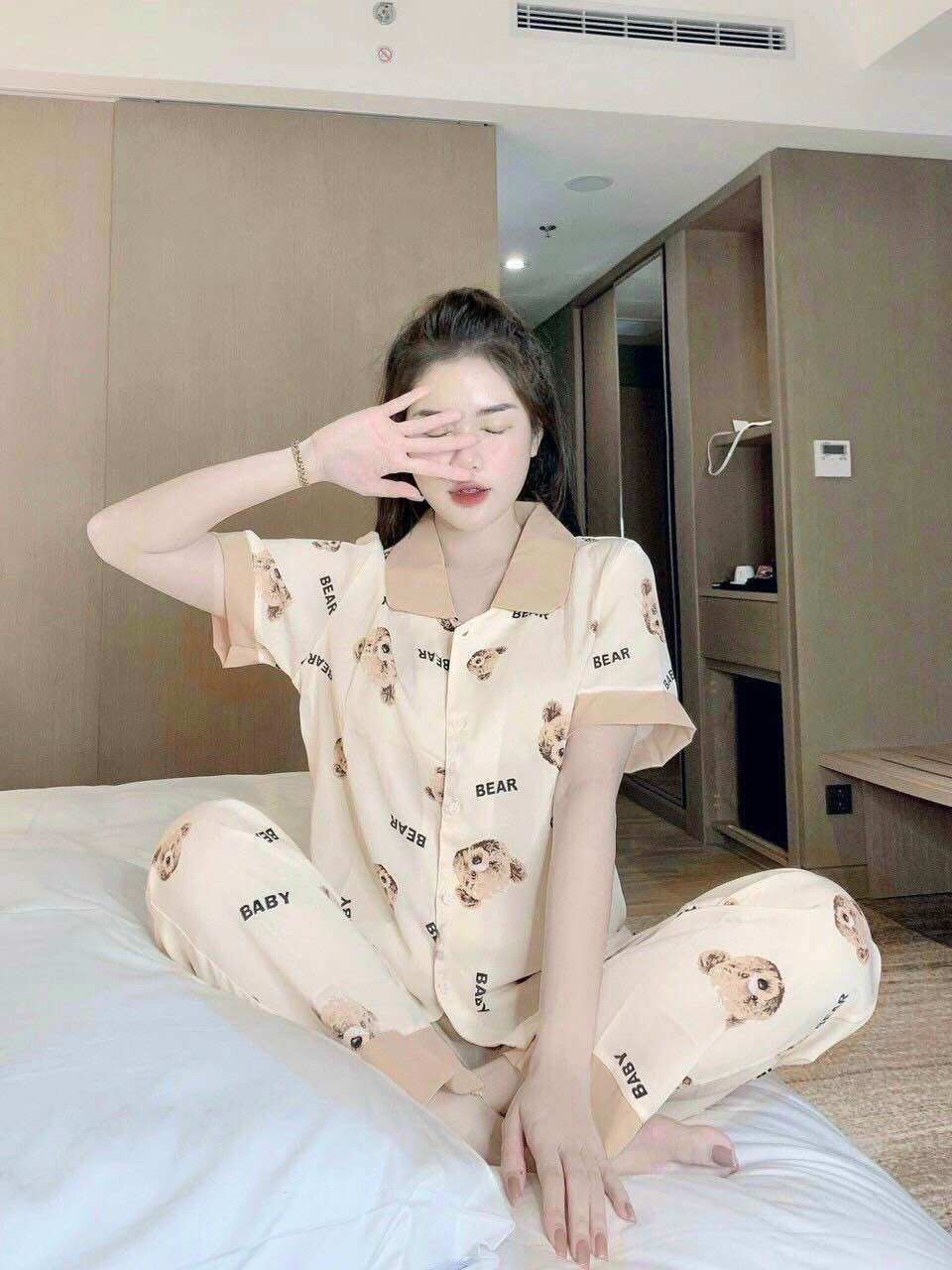 Đồ Bộ Bigsize 55-75kg Lụa Mango - Mẫu Phối Đơn Giản, Dễ Thương, Chất Mát