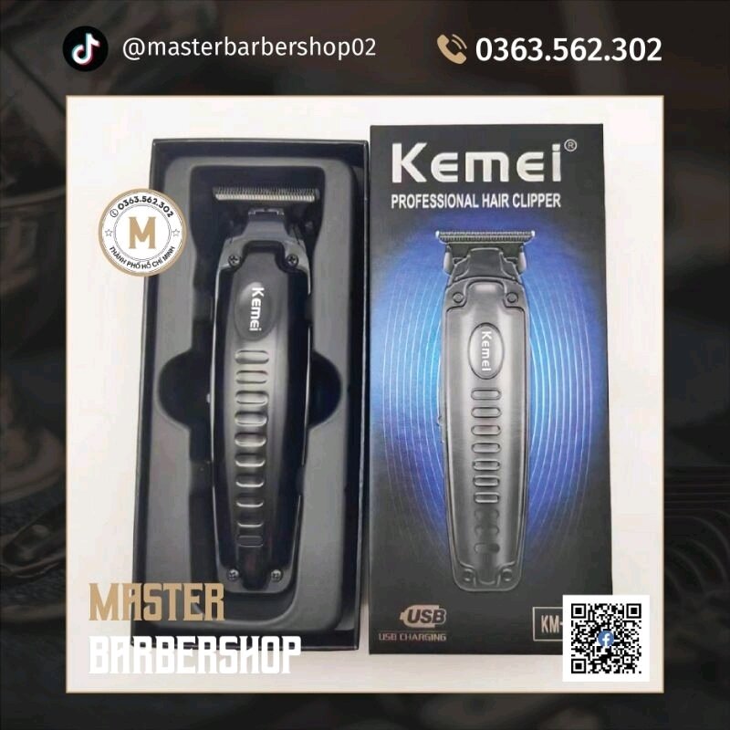 Tông đơ chấn viền kemei km-1579 chấn nét