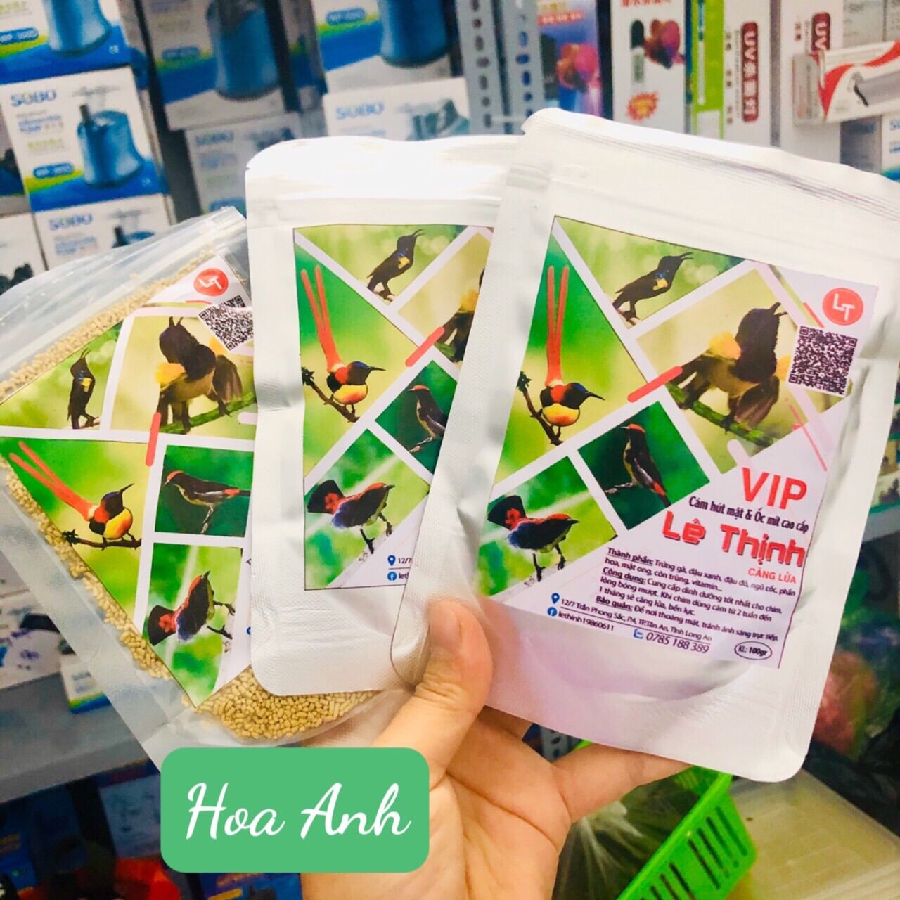 Cám hút mật lê thịnh dưỡng hót, dưỡng lông 100gr - cám hút mật lê thịnh dưỡng lông, dưỡng hót