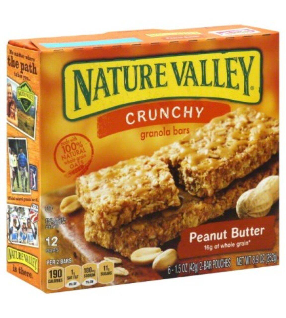 Bánh Ngũ Cốc Nature Valley - Peanut Butter 253gr- 6 gói-12 thanh-Nhập khẩu Mỹ