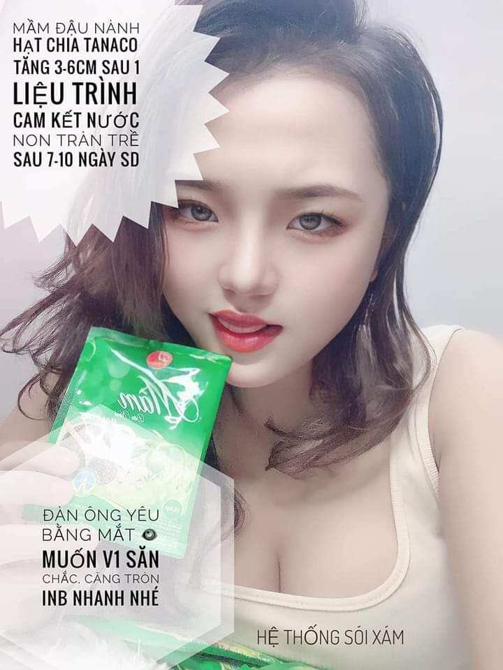 Combo 2 mầm đậu nành hạt chia tăng vòng 1