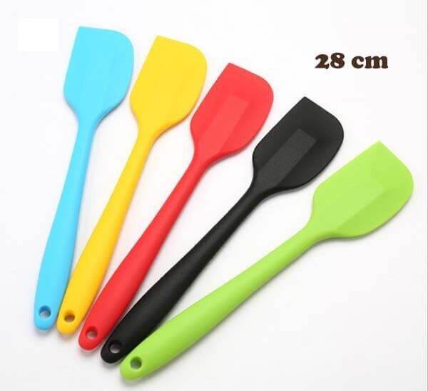 Cây vét bột silicon spatula 28cm và 21cm