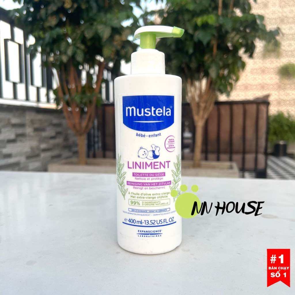 Gel vệ sinh thay bỉm Liniment Mustela 750ml an toàn cho bé từ sơ sinh, chăm sóc da bé khô thoáng, chống hăm - ddvs - dung dịch thay bỉm cho bé - đồ thay bỉm - dụng cụ thay bỉm - NN HOUSE Pháp Hàn nội địa