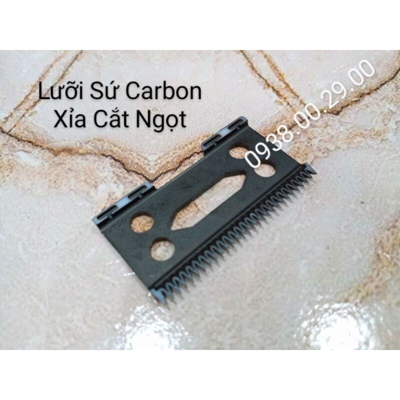 Lưỡi Sứ Tông Đơ Cắt Tóc Siêu Bén Cho Kemei, Wahl. Lưỡi Sứ Carbon Cao Cấp Cho Tông Đơ Cắt Tóc. (Ảnh thật). 