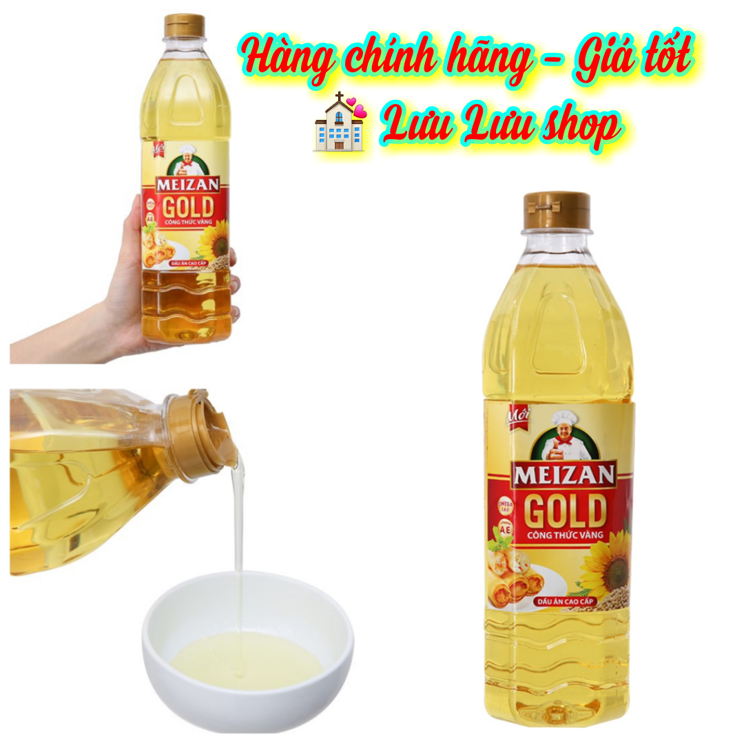 Dầu ăn cao cấp Meizan Gold chai 1l