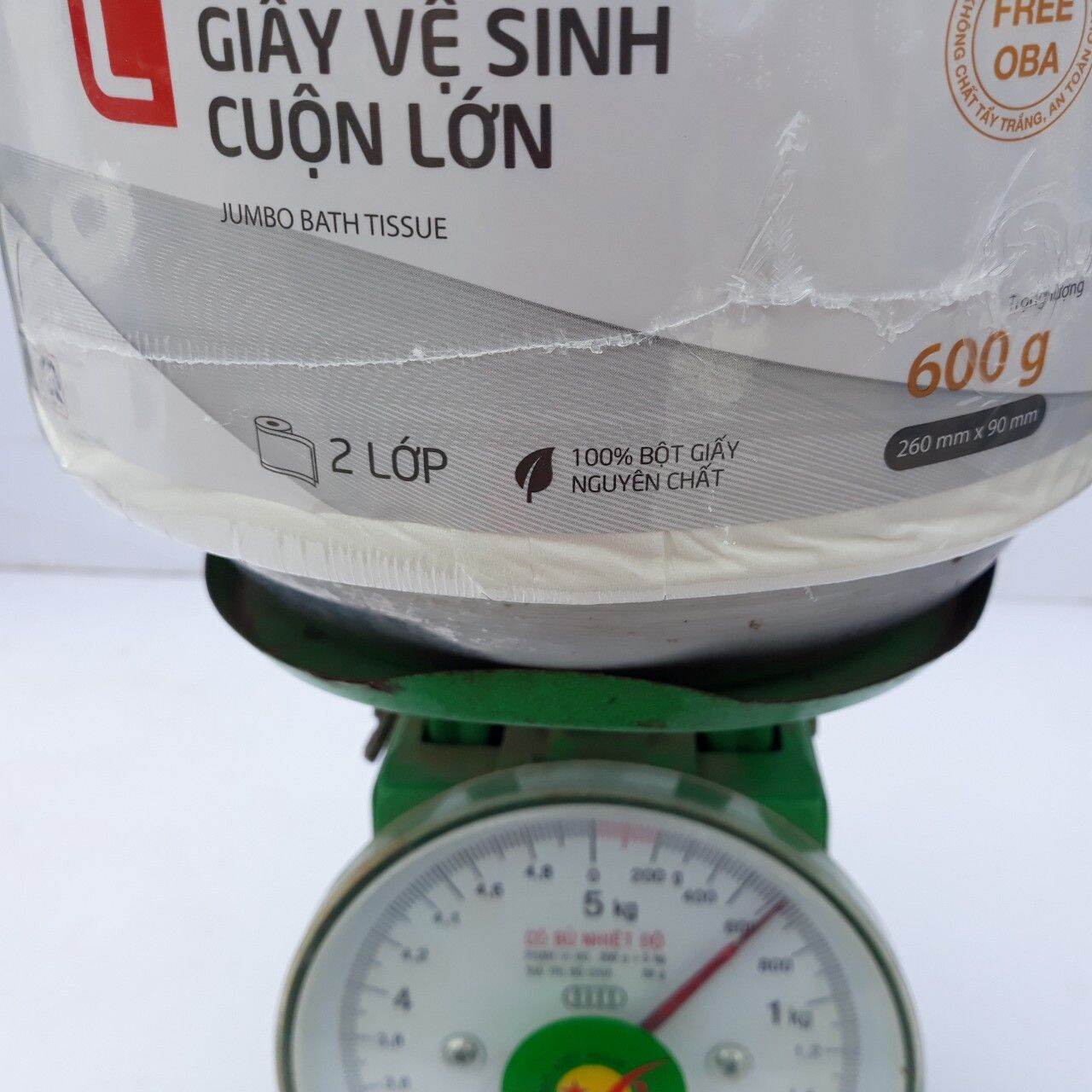 Giấy vệ sinh cuộn lớn (2 lớp) Choice L Lotte Hàn Quốc 600gam/AKC600 giá sỉ TPHCM