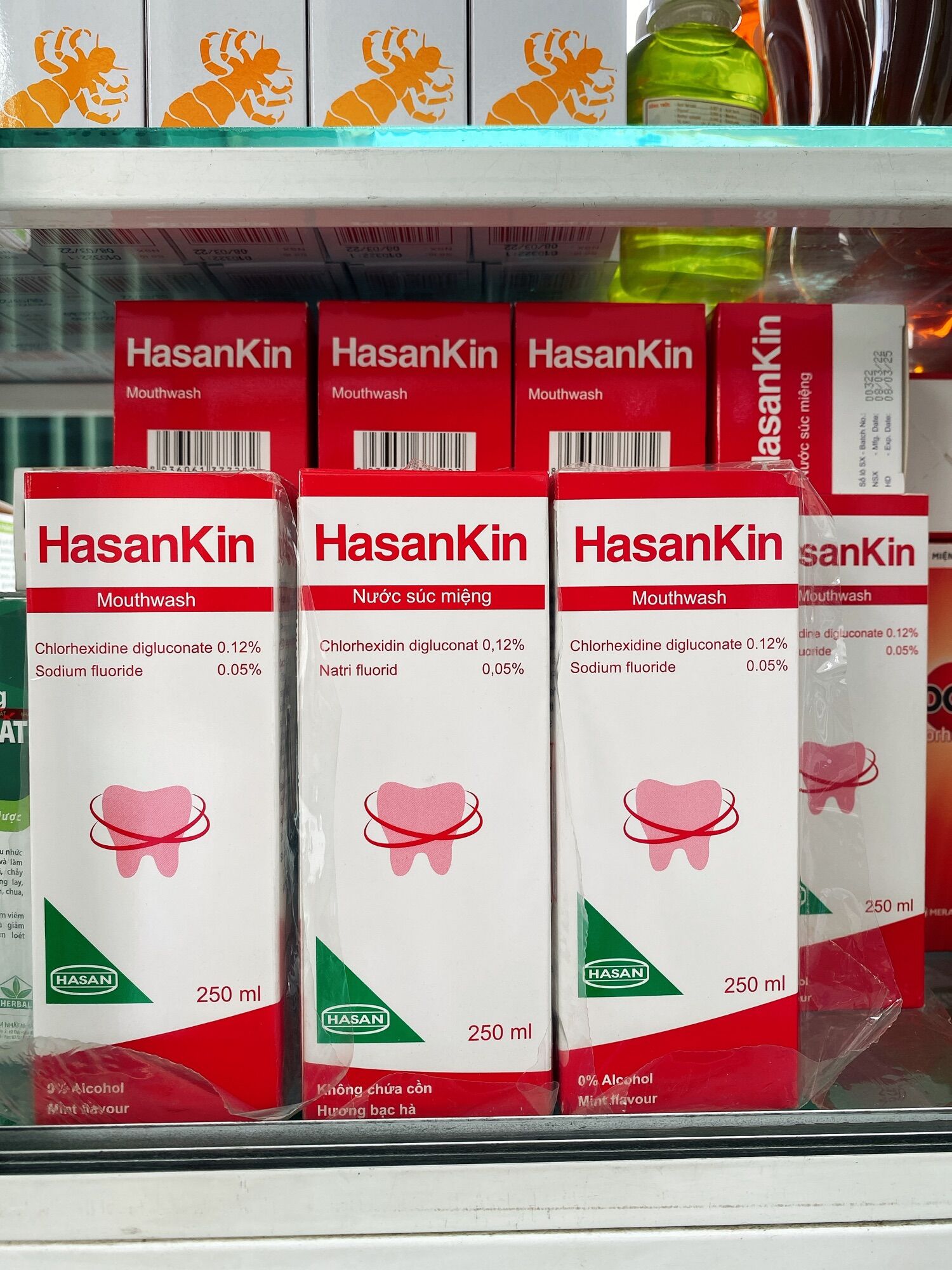 [HCM]Nước súc miệng HasanKin chai 250ml