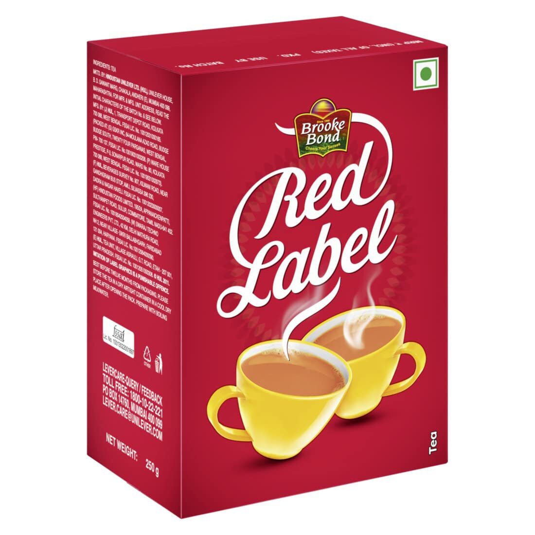 Brooke Bond Red Label Tea - Indian Tea 250g