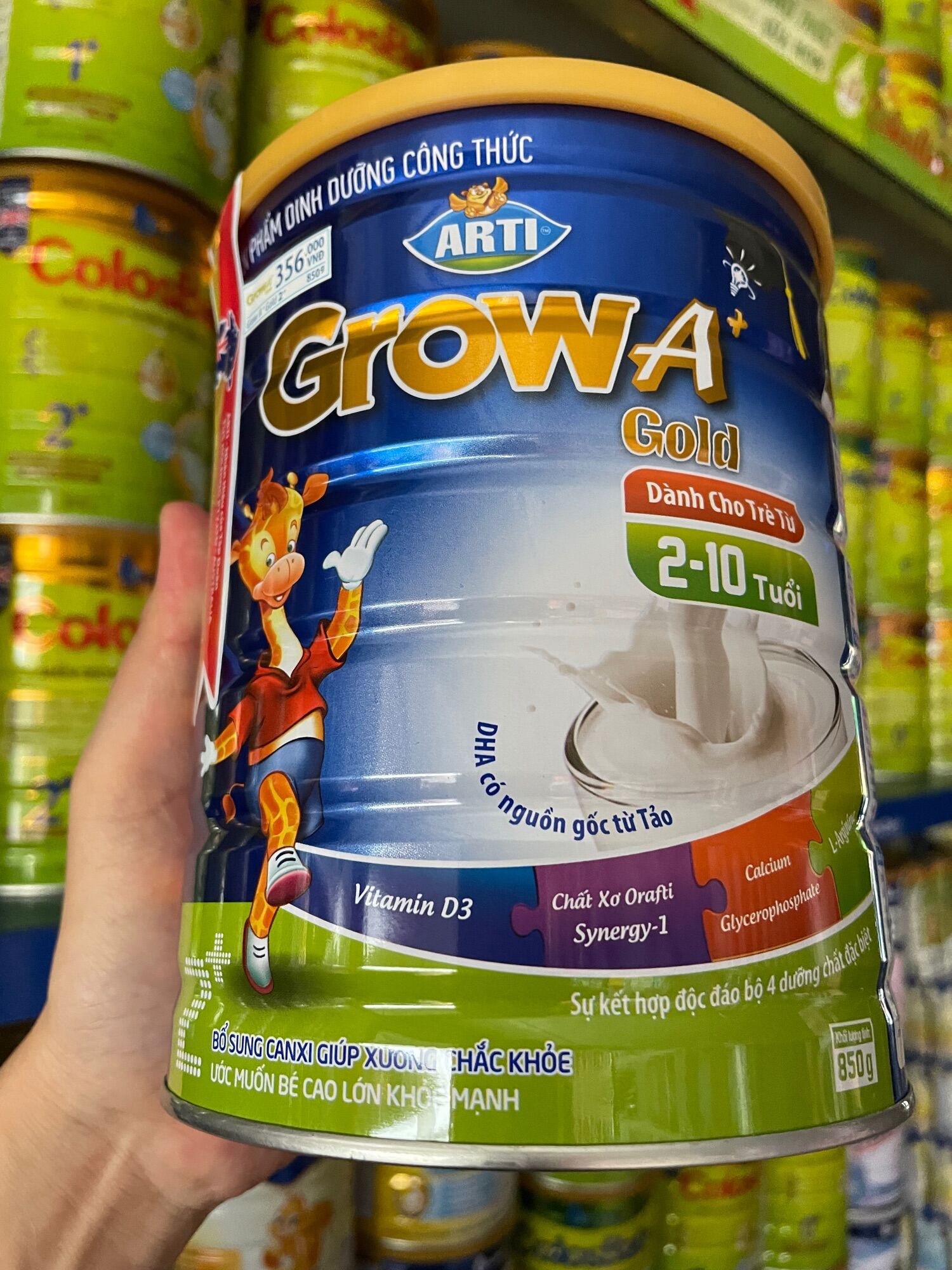 Sữa Arti Grow A+ Gold 3 900G CAM KẾT CHÍNH HÃNG thumbnail